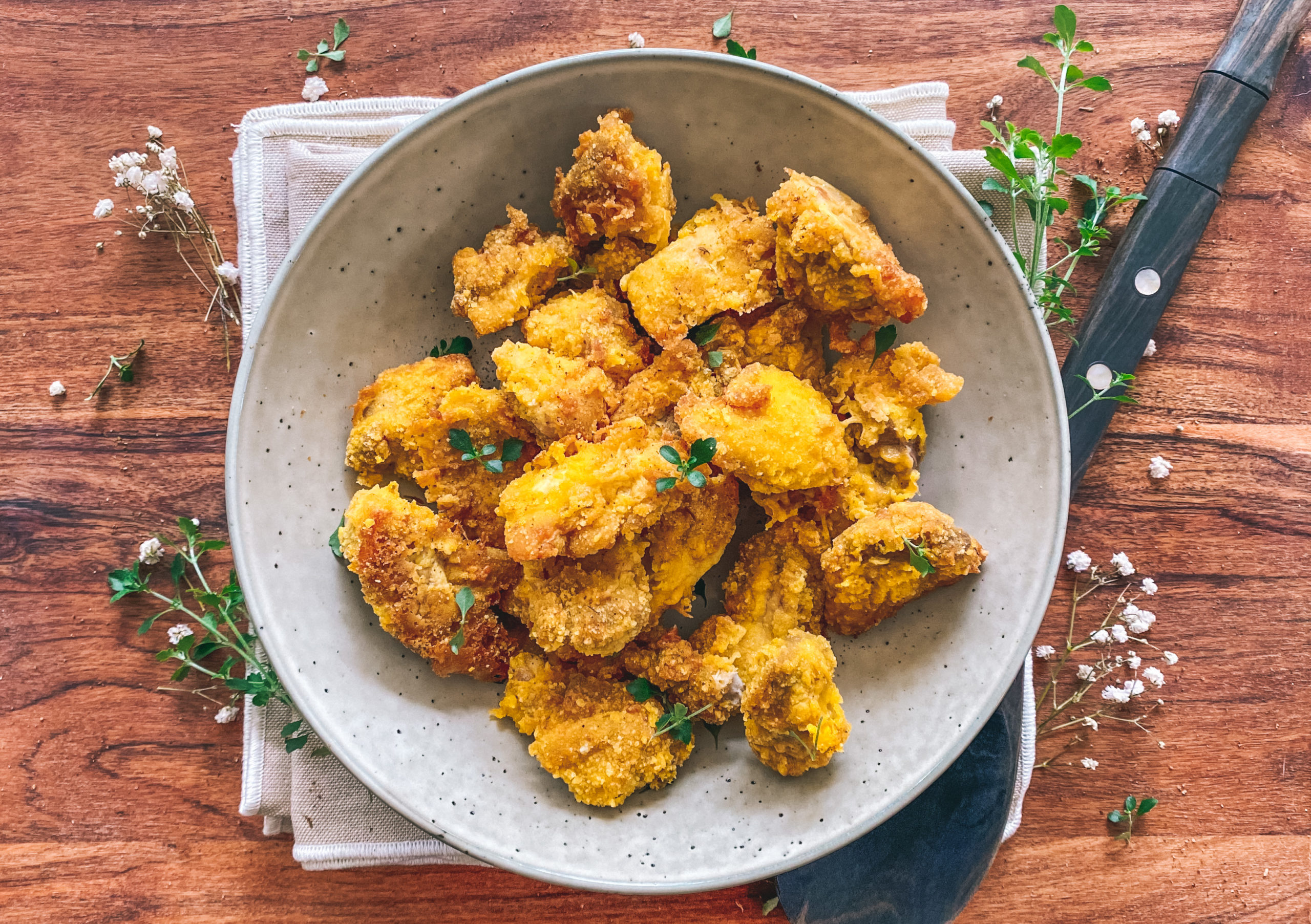 Cajun Spiced Chicken Bites Recipe - Tabi May Life